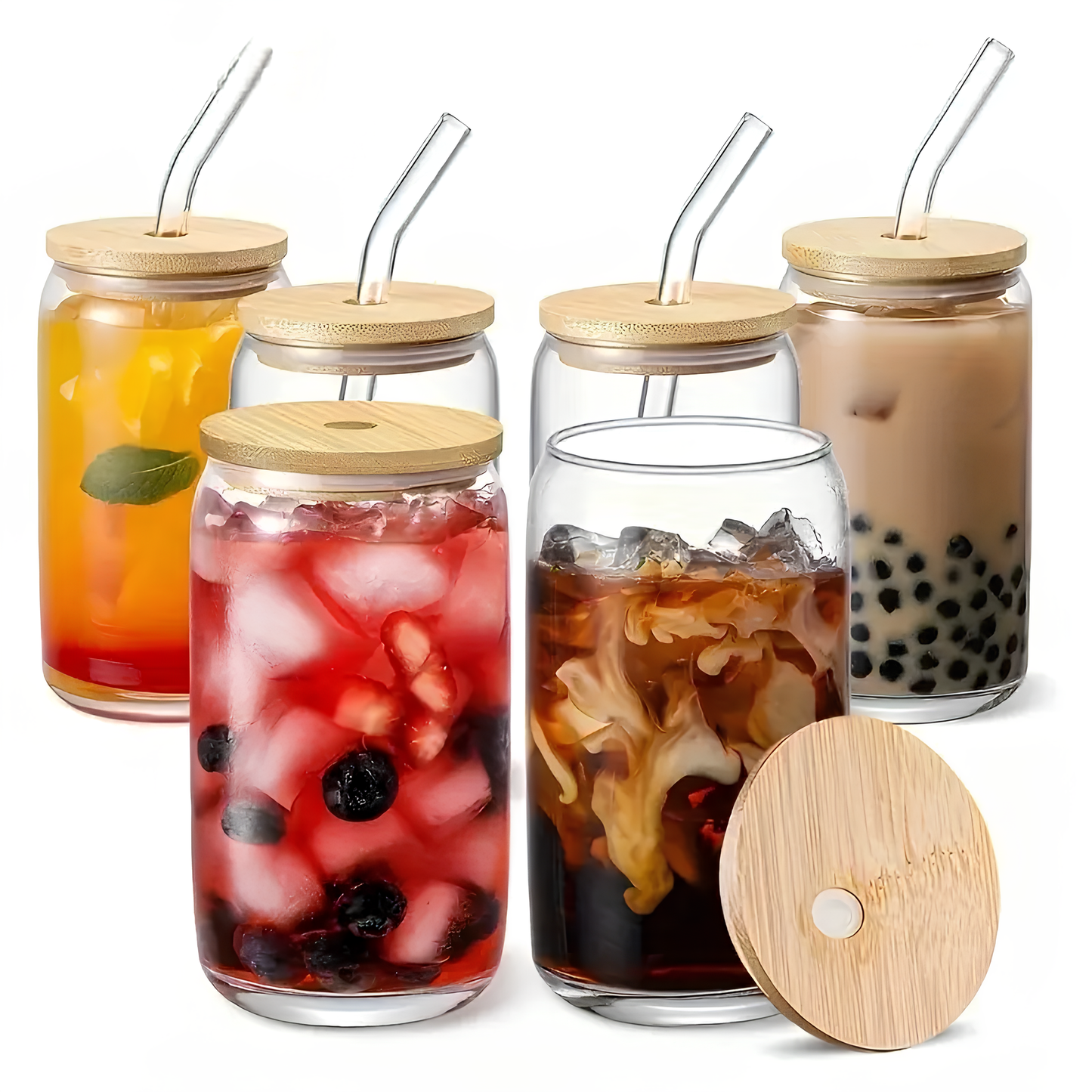 Glass Tumbler - Juice/ Coffee/ Shake Tumbler