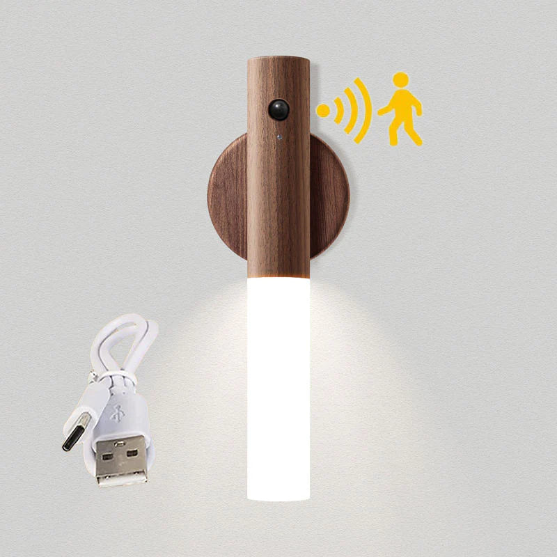 Portable Motion Sensor Night Light | Rechargeable & Magnetic | Versatile Lighting for Home, Bedroom, Bathroom.