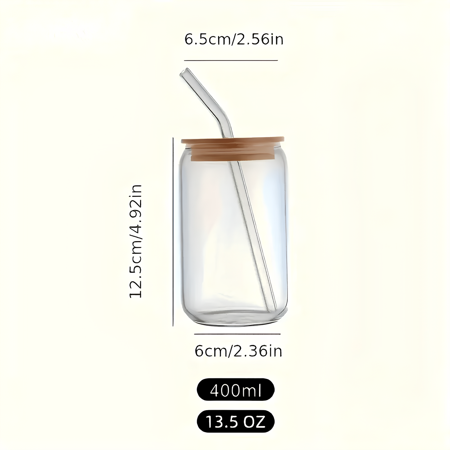 Glass Tumbler - Juice/ Coffee/ Shake Tumbler