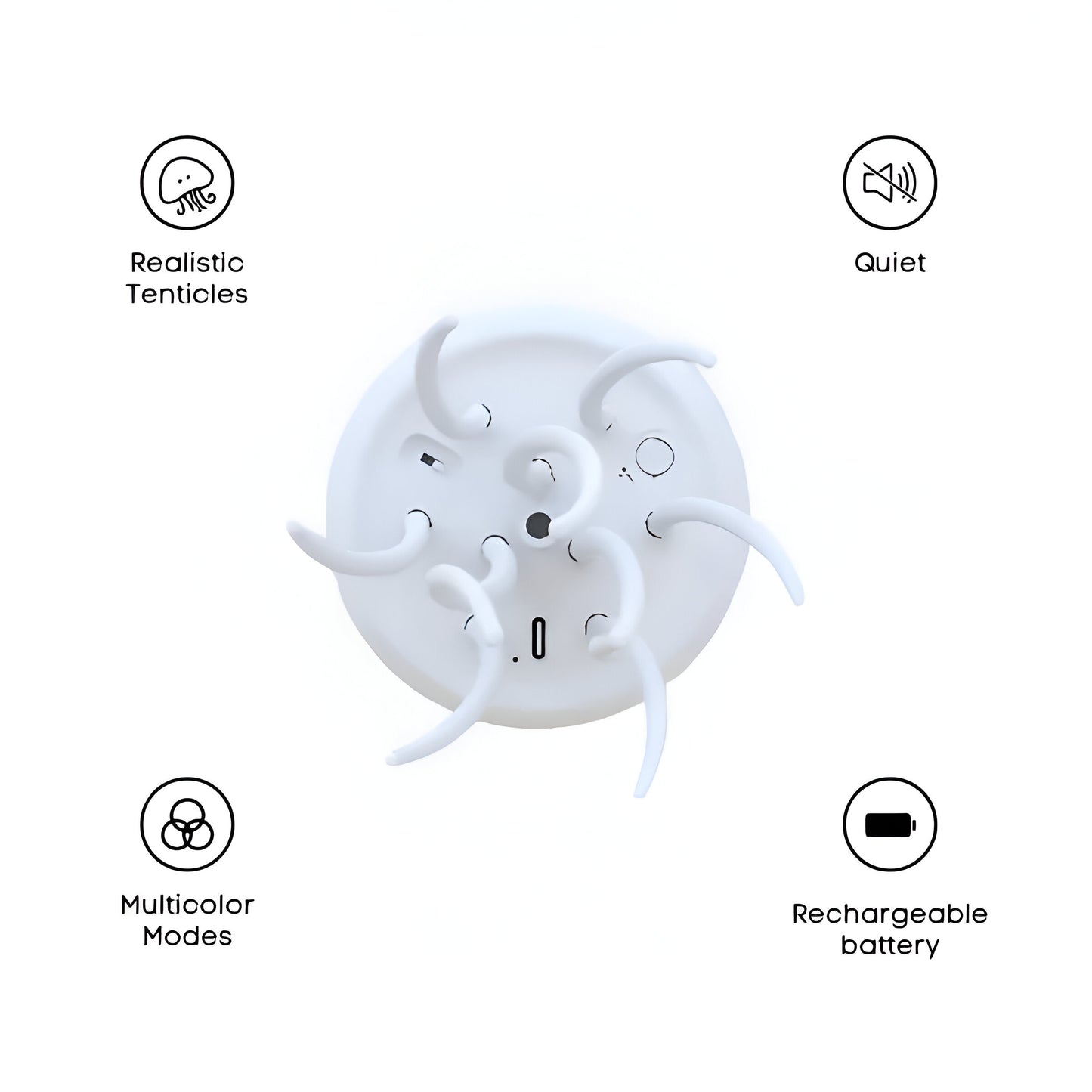 Jellyfish LED smart lamp for bedroom with light effects