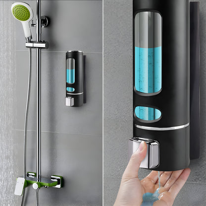 Wall-Mounted 400ml Soap/Sanitizer Dispenser – Capsule Black